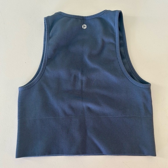 90 Degree by Reflex ribbed seamless cropped top - Picture 2 of 2